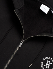 Daily Paper - ezar zip hoodie - džemperiai su gobtuvu - black - 2