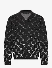 Daily Paper - kirabo gradient knit ls shirt - cardigan - black - 0