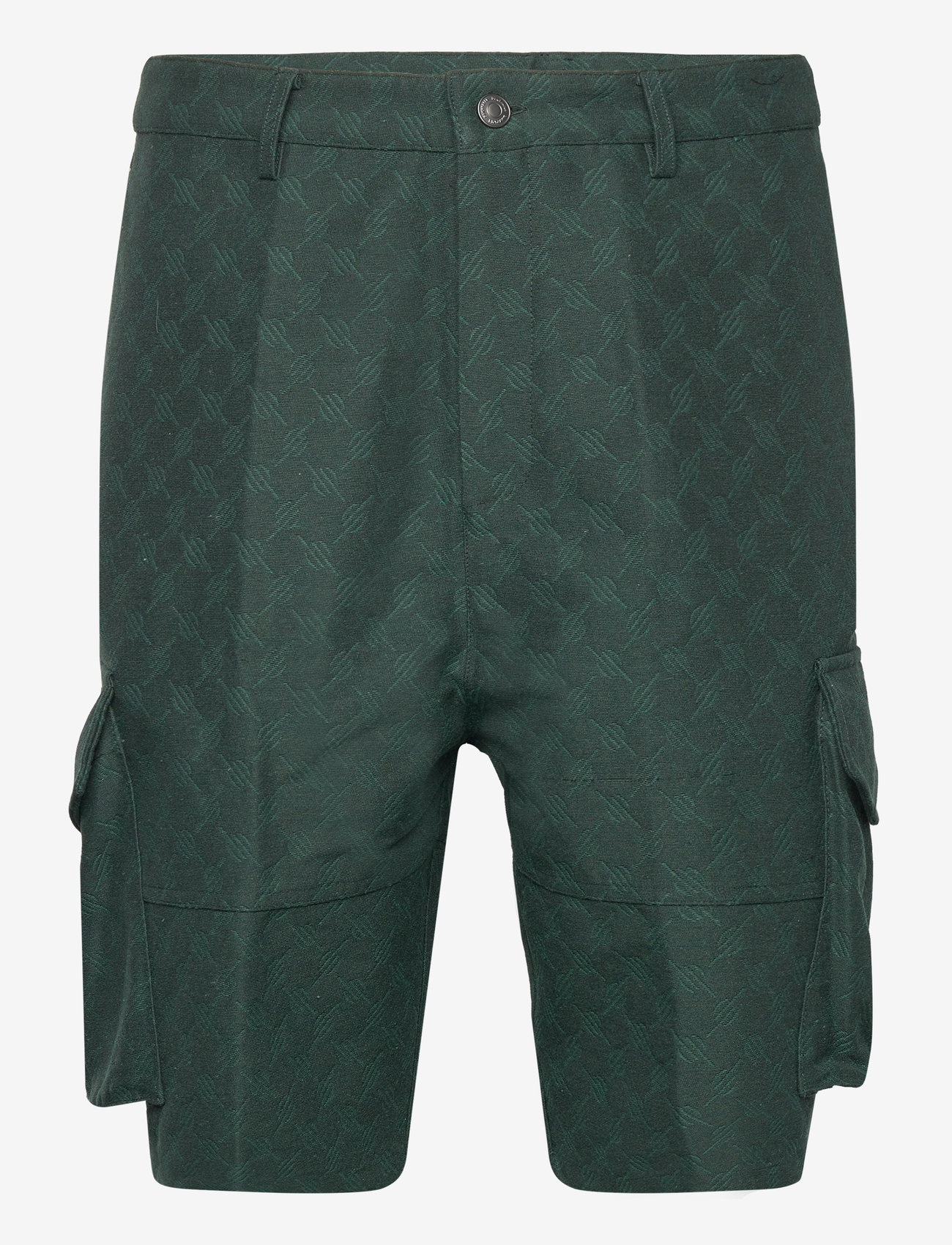 Daily Paper - benji monogram cargo shorts - mænd - pine green - 0