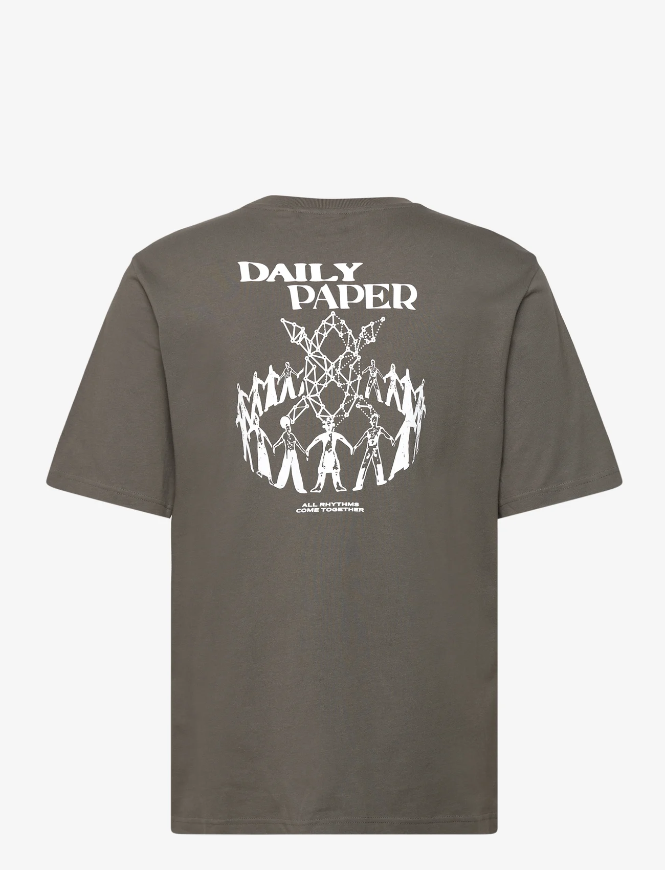 Daily Paper - hand in hand ss t-shirt - korte mouwen - chimera green - 1