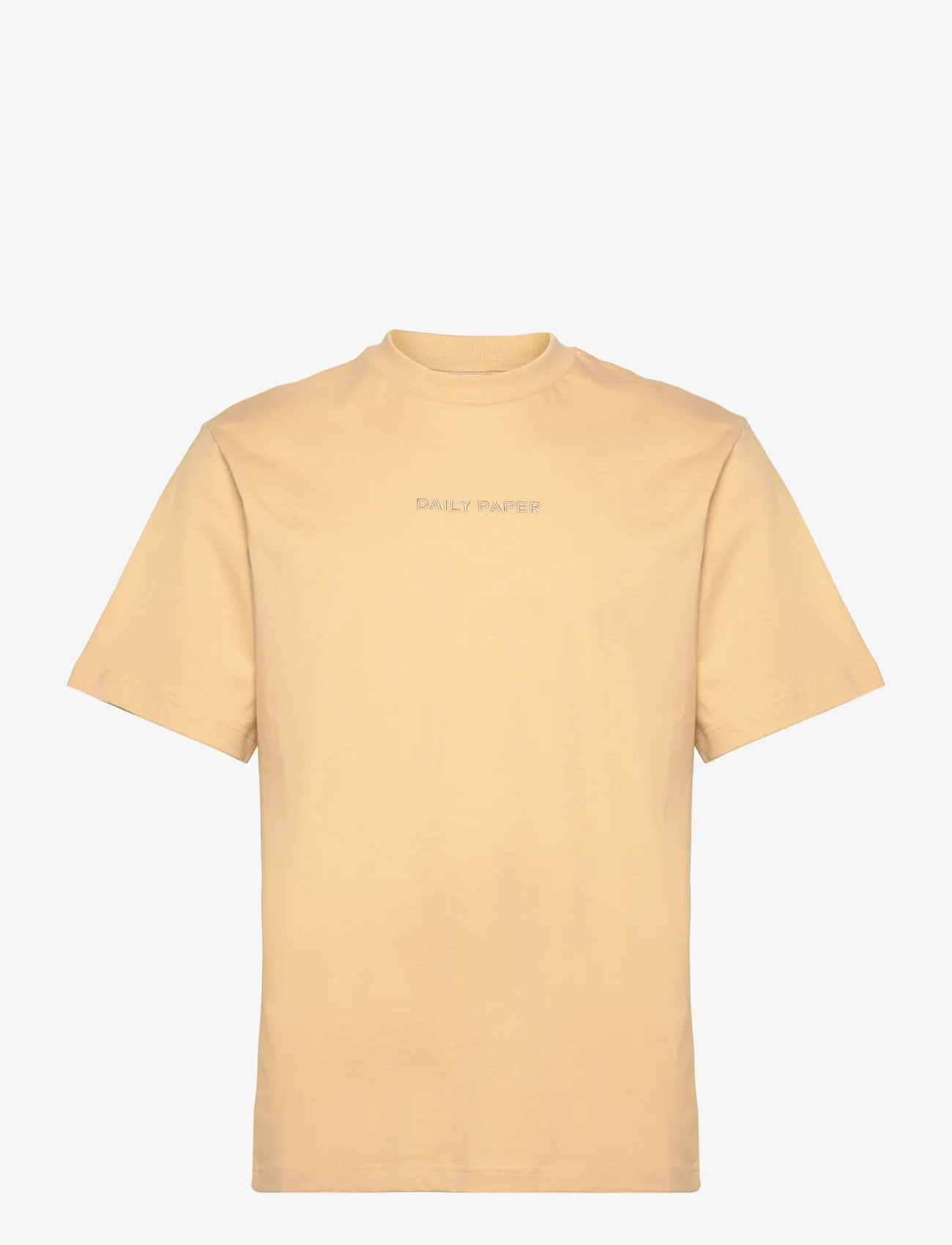 Daily Paper - logotype ss t-shirt - kortærmede t-shirts - taos beige - 0