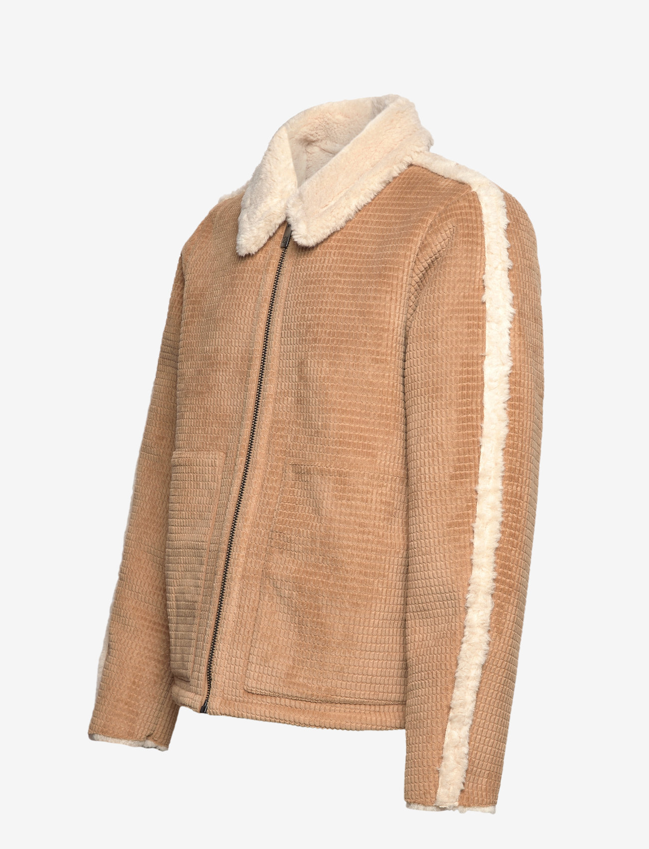 Daily Paper - oluwa fur jacket - camel - 2