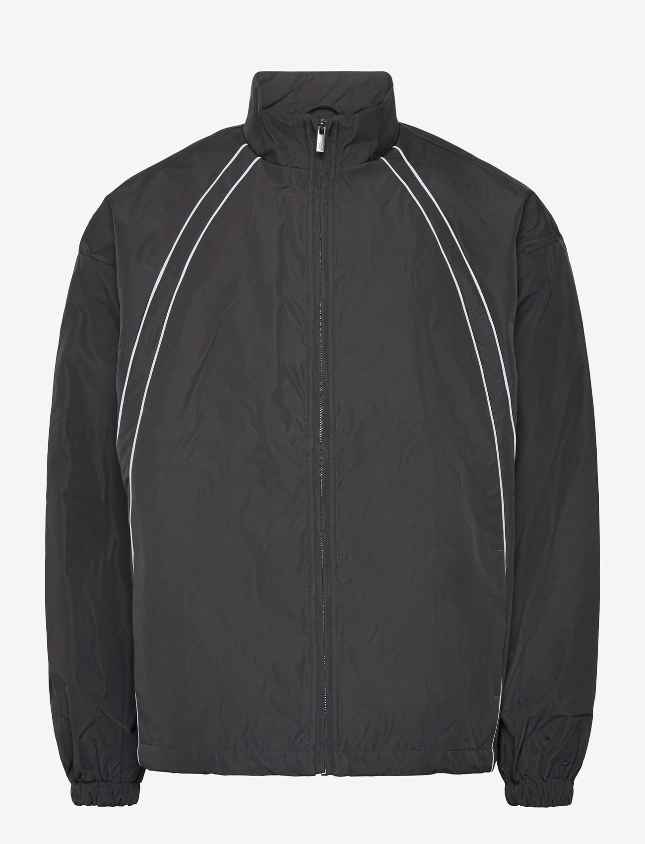 Daily Paper - taye logo relaxed track jacket - leichte jacken - obsidian black - 0