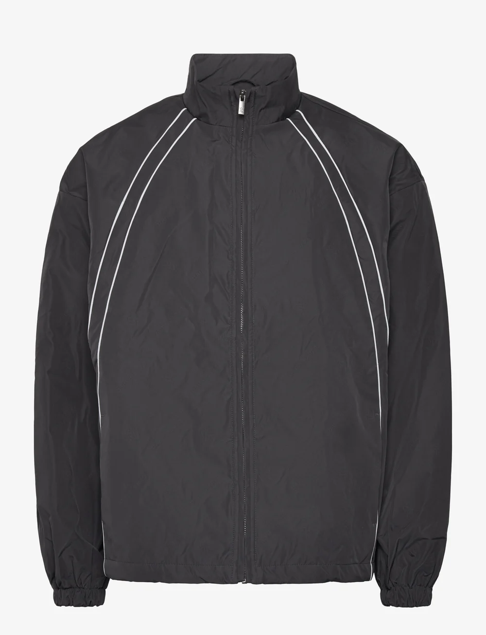 Daily Paper - taye logo relaxed track jacket - efterårsjakker - obsidian black - 0