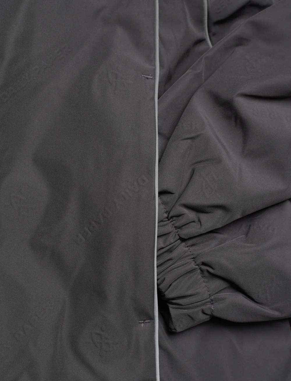 Daily Paper - taye logo relaxed track jacket - efterårsjakker - obsidian black - 3