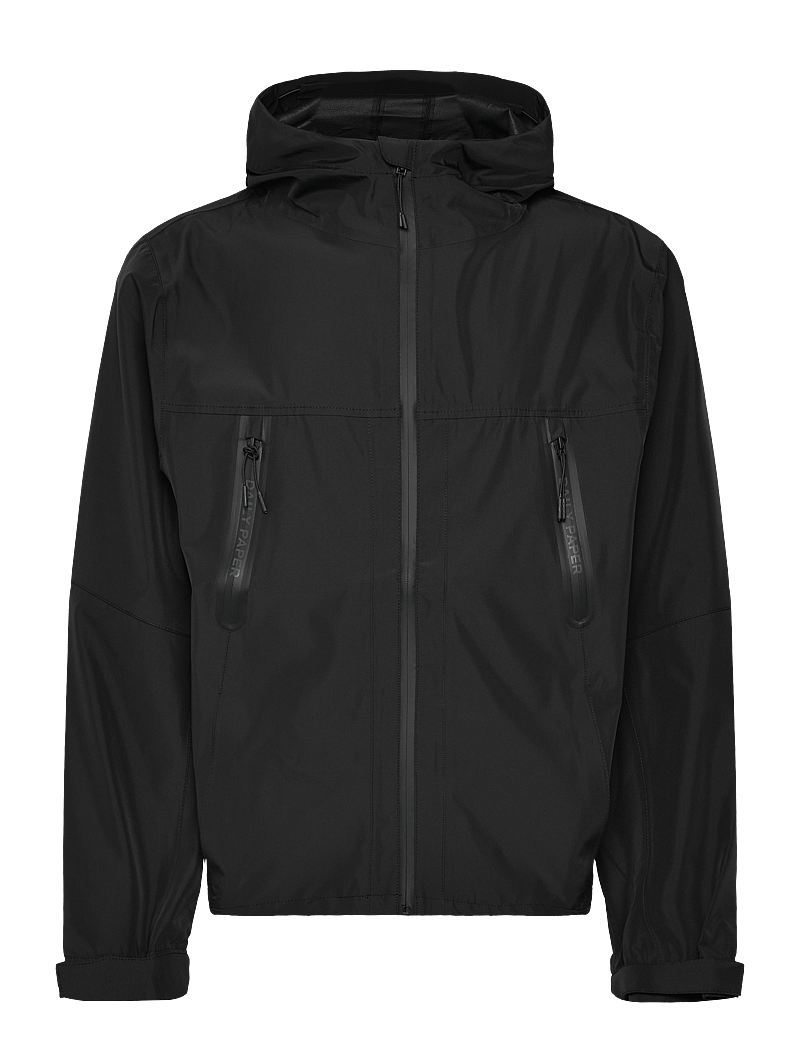 Daily Paper - kunle rain jacket - regenmäntel - black - 0