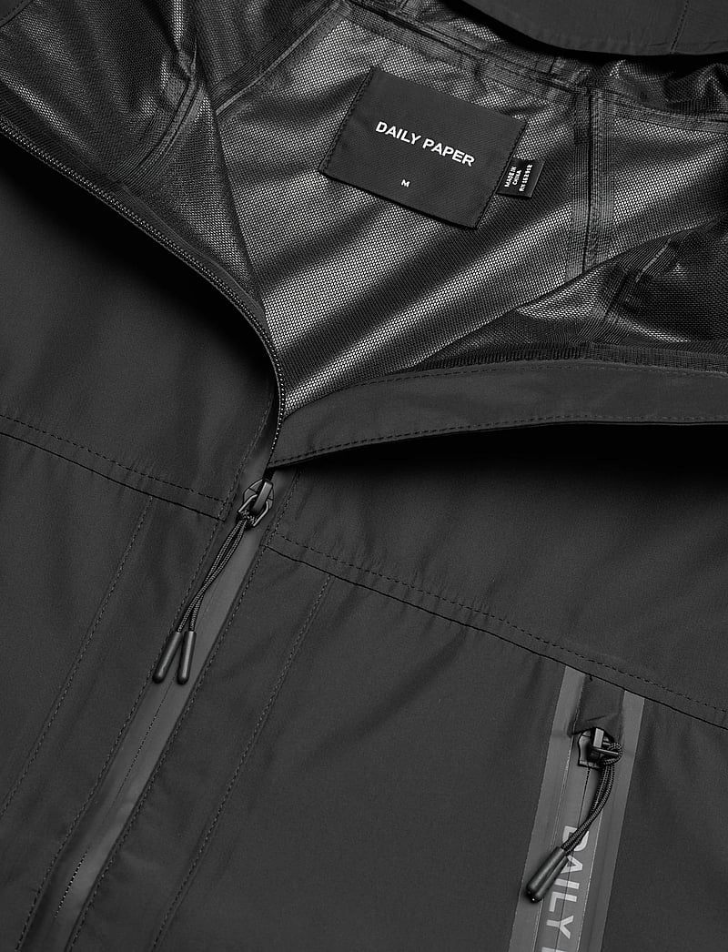 Daily Paper - kunle rain jacket - regenmäntel - black - 2