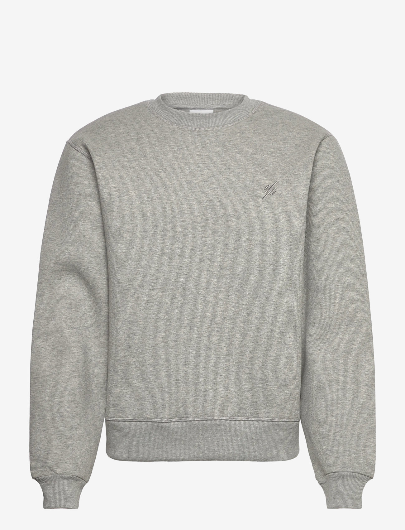 Daily Paper - mono rib sweater - sweatshirts - grey melange - 0