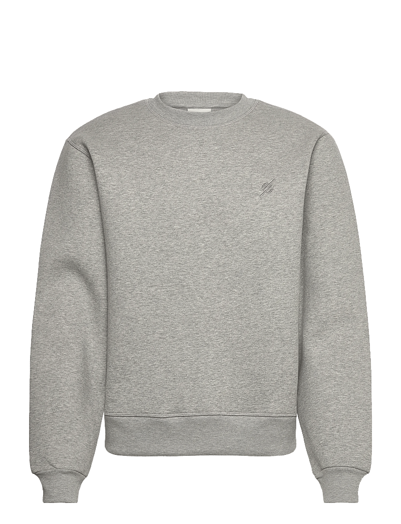 Daily Paper - mono rib sweater - sweatshirts - grey melange - 1