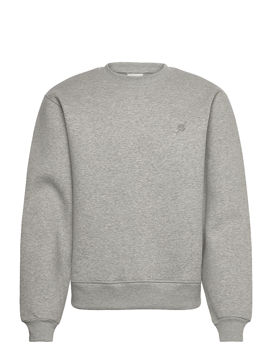 Daily Paper - mono rib sweater - sweatshirts - grey melange - 1