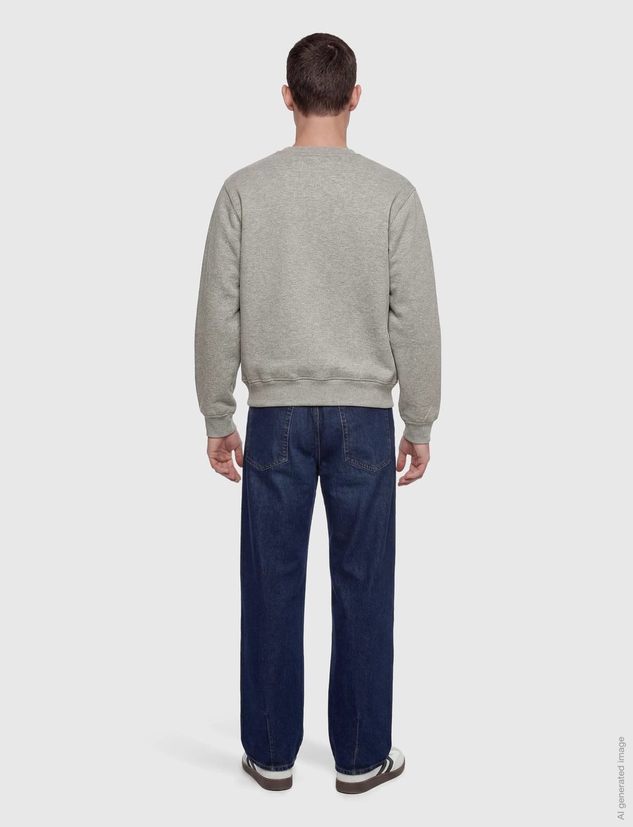 Daily Paper - mono rib sweater - sweatshirts - grey melange - 4