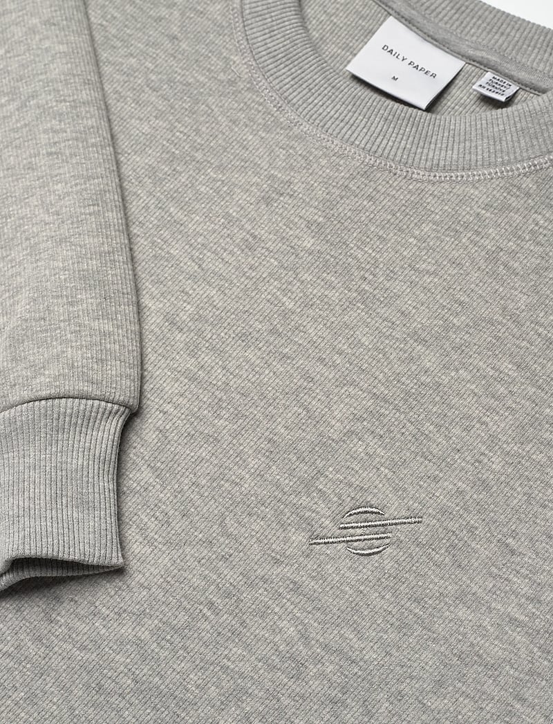 Daily Paper - mono rib sweater - sweatshirts - grey melange - 2