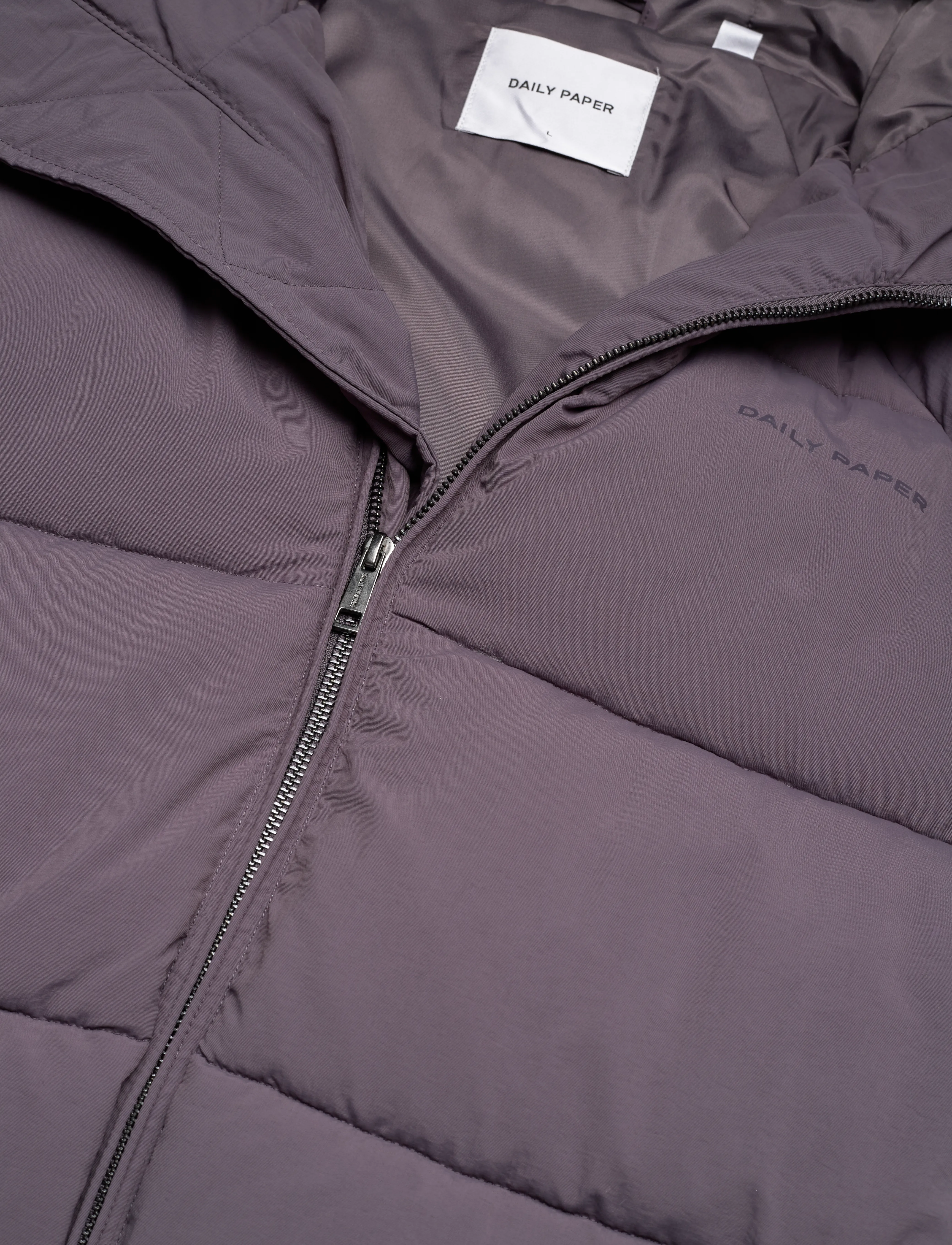 Daily Paper - relaxed puffer - talvejoped - rabbit grey - 4