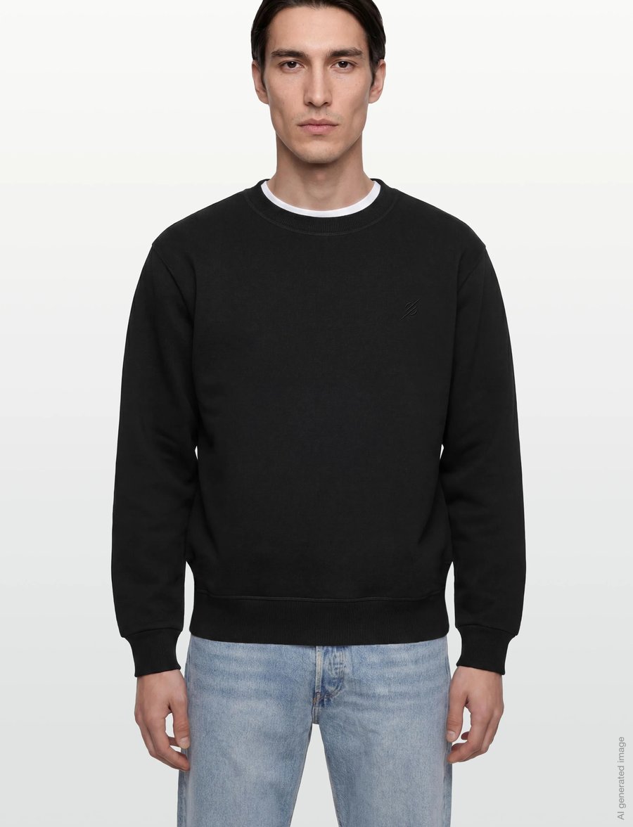 Daily Paper - mono rib sweater - sweatshirts - black - 3