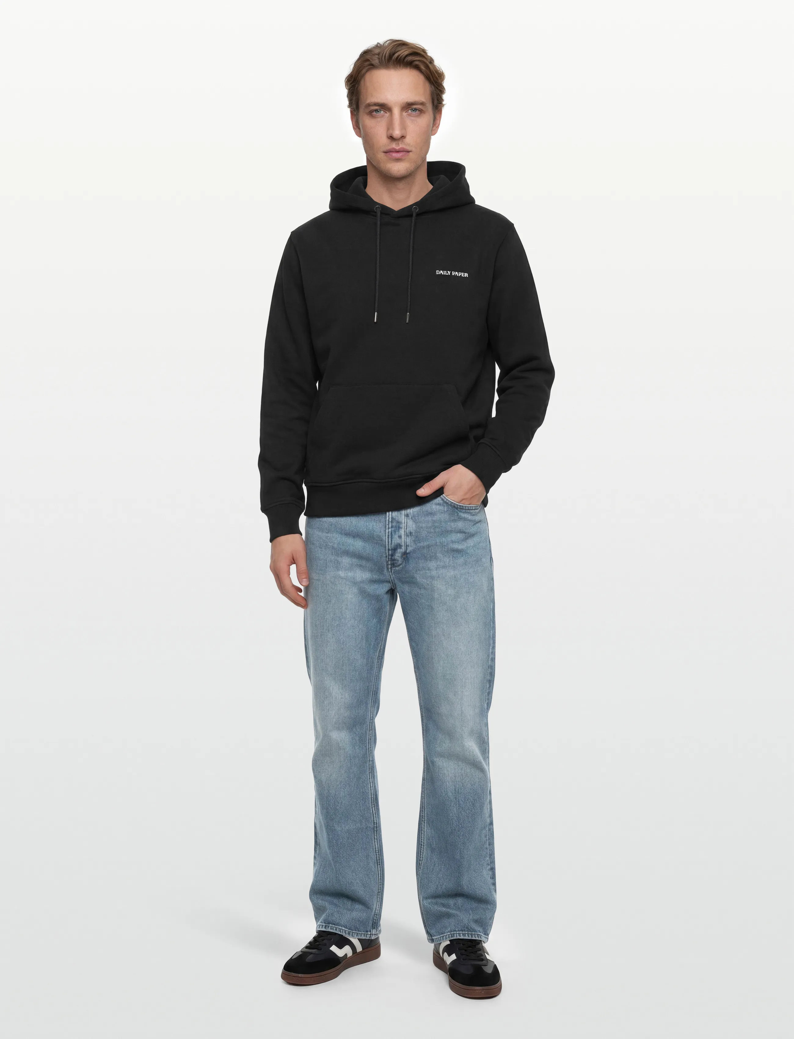 Daily Paper Dias Hd Hoodie, S, Sweatshirts & Hoodies, Schwarz - Männerswear