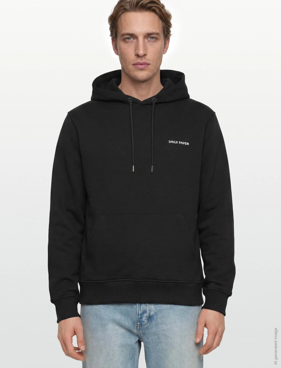 Daily Paper - dias hd hoodie - kapuzenpullover - black - 3