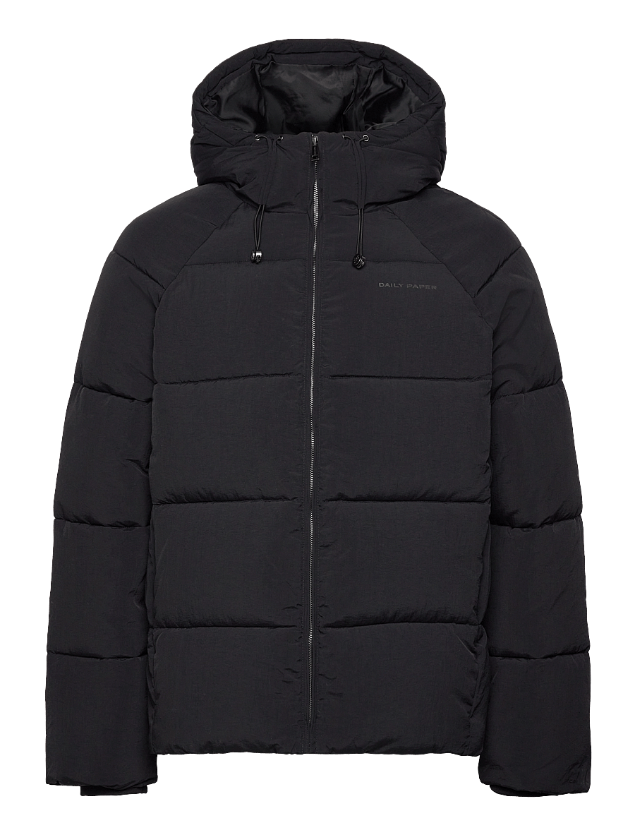 Daily Paper - relaxed puffer - daunenjacken - black - 0