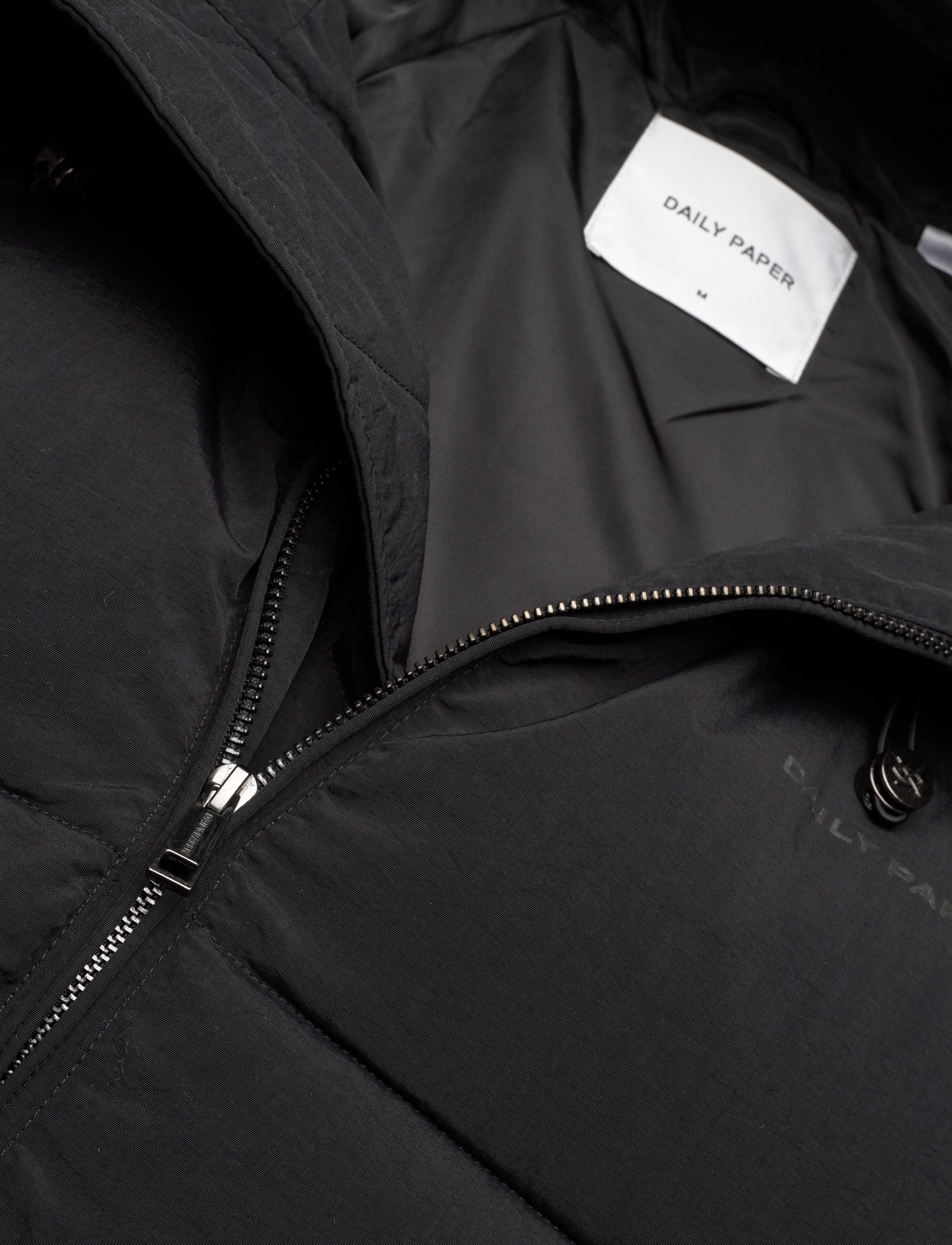 Daily Paper - relaxed puffer - jacken - black - 2
