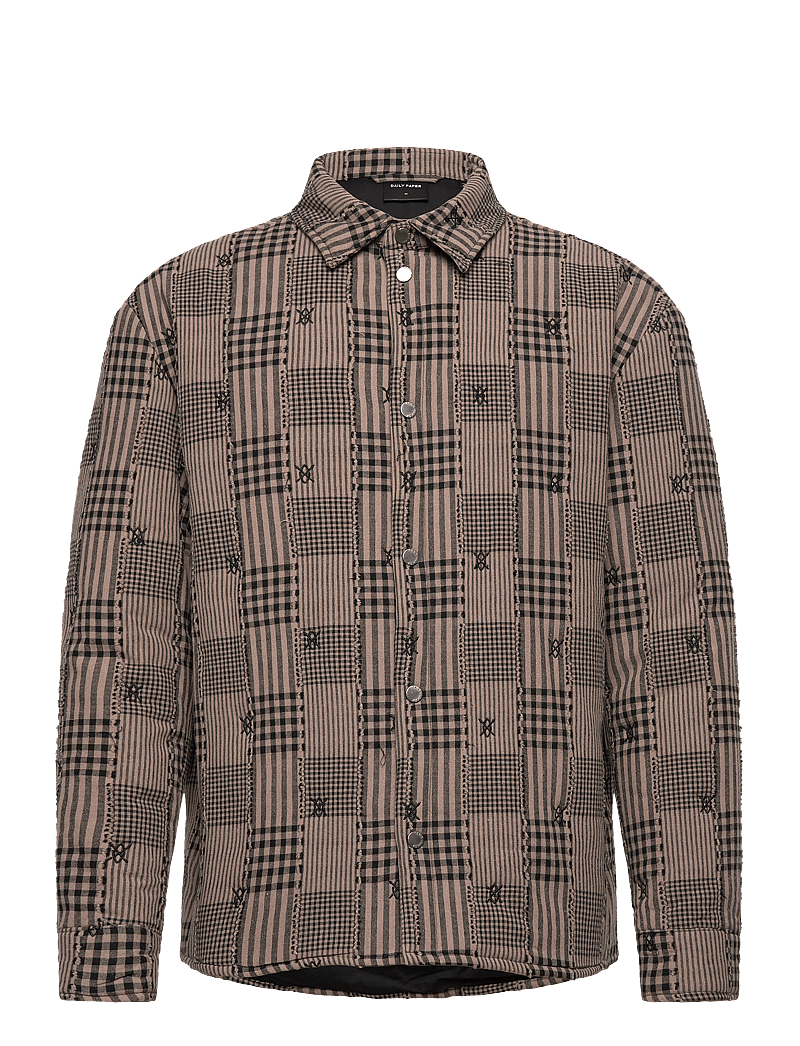 Daily Paper - quilted shield ls shirt - frühlingsjacken - wet weather - 0