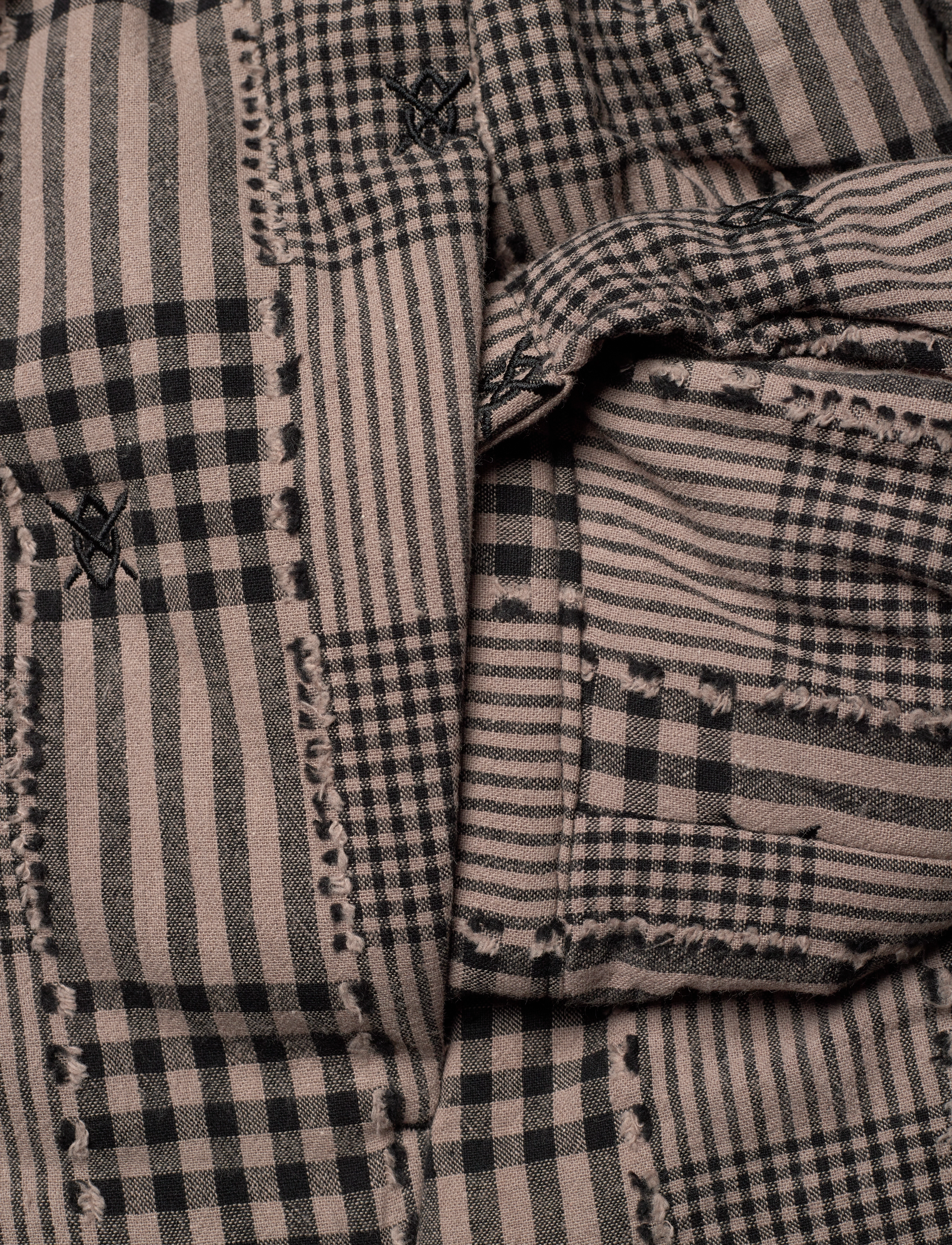 Daily Paper - quilted shield ls shirt - wet weather - 3