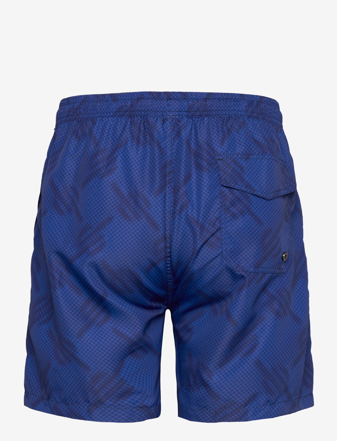 Daily Paper - dotted monogram swimshorts - badeshorts - true blue - 1