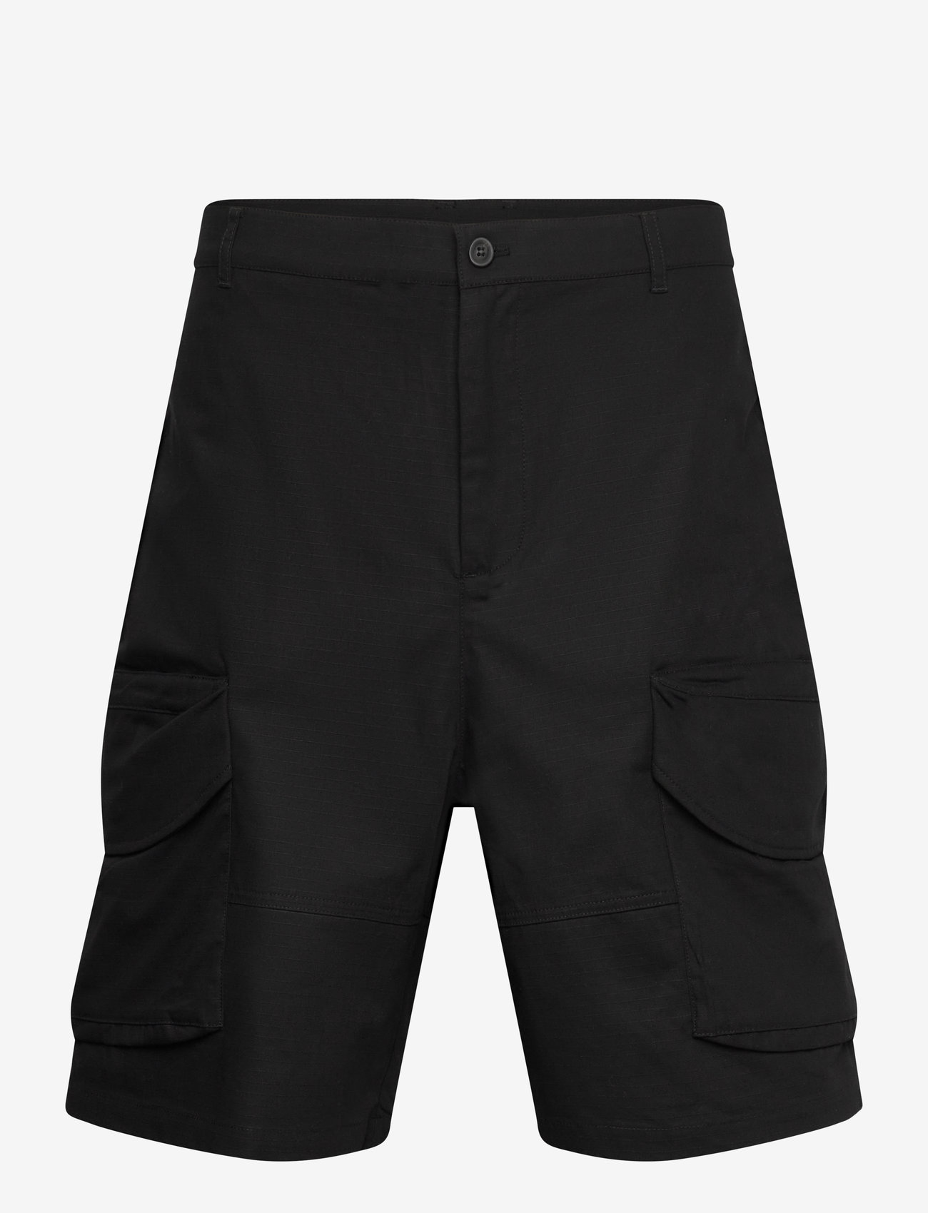 Daily Paper - cotton cargo shorts - cargo shorts - oyster black - 0