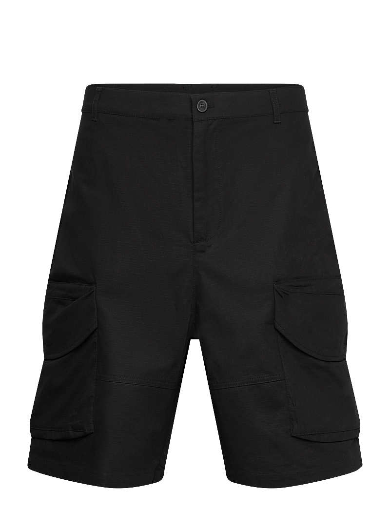 Daily Paper - cotton cargo shorts - cargo shorts - oyster black - 0