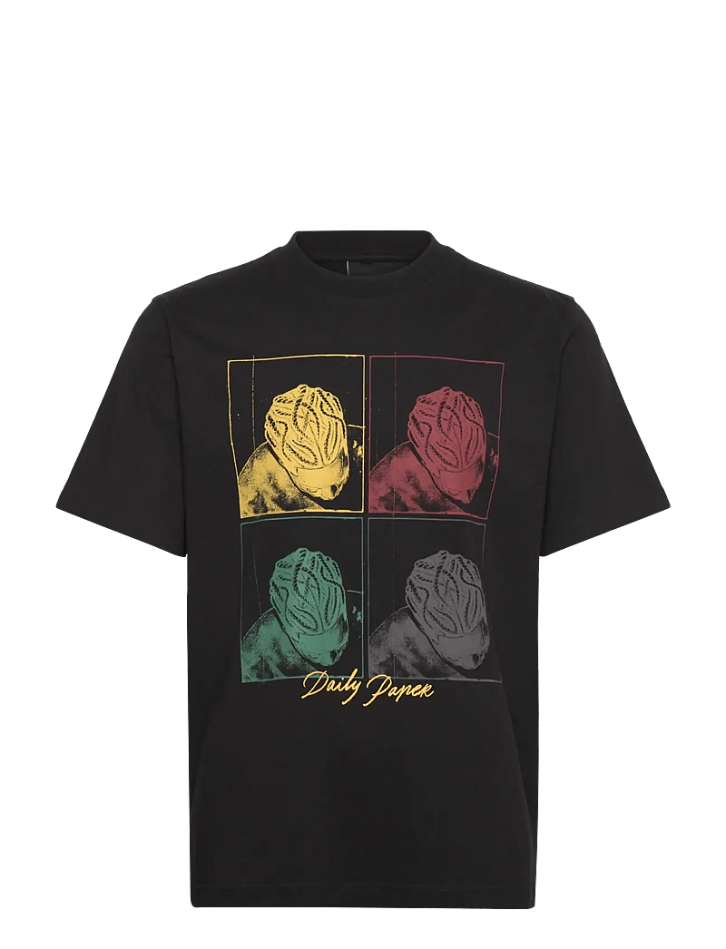 Daily Paper - frame t-shirt - kortærmede t-shirts - black - 0