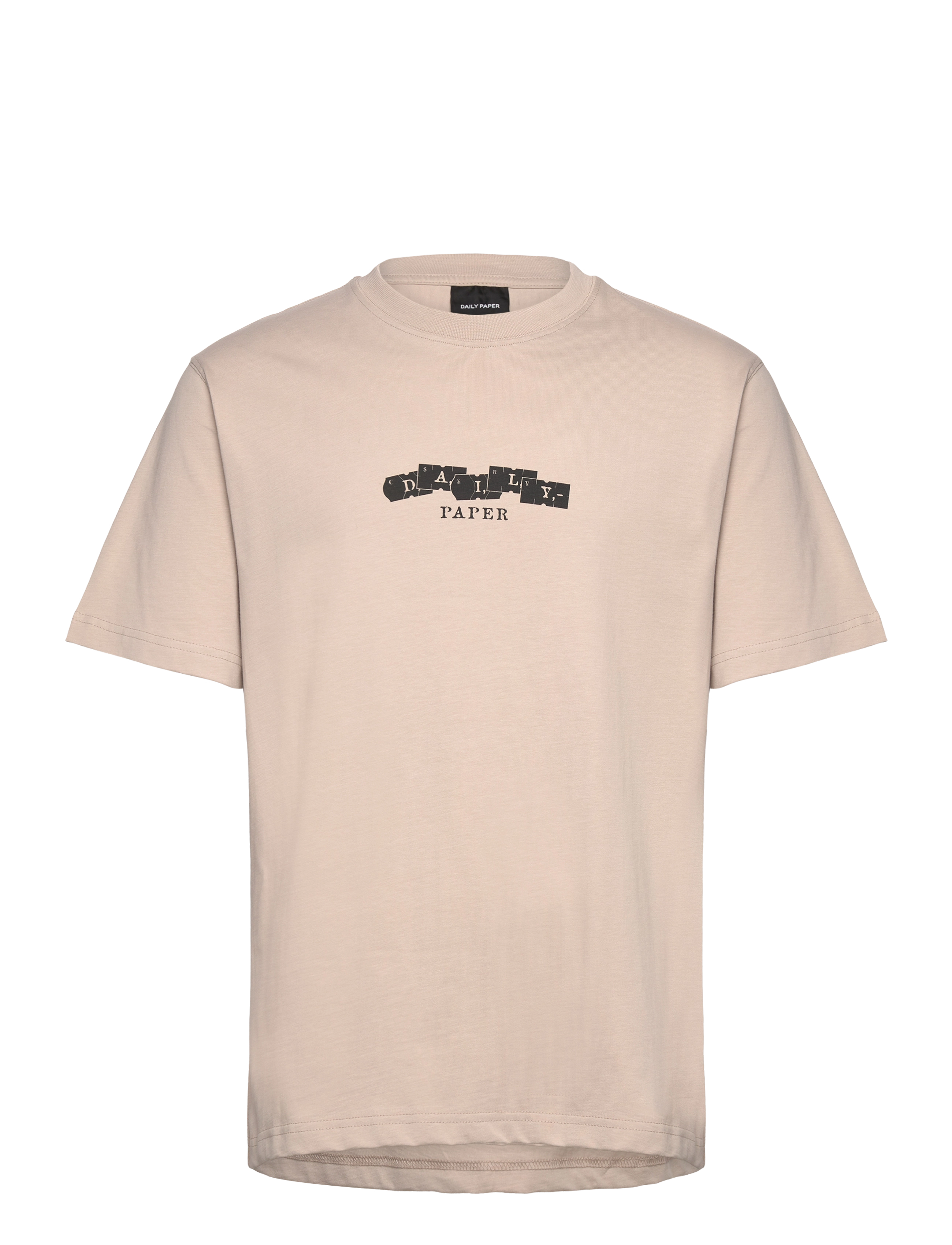 Daily Paper tag t-shirt - Daily Paper - NACREOUS CLOUDS / beige