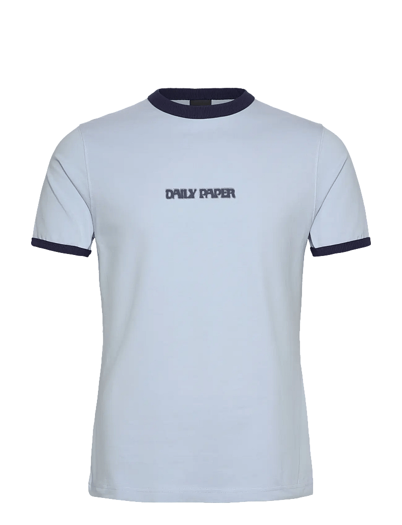 Daily Paper - dotted type t-shirt - kurzärmelig - subdued blue - 0