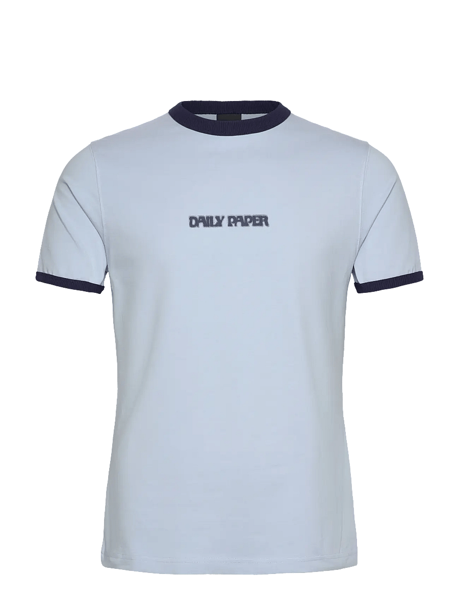 Daily Paper - dotted type t-shirt - lühikeste varrukatega t-särgid - subdued blue - 0