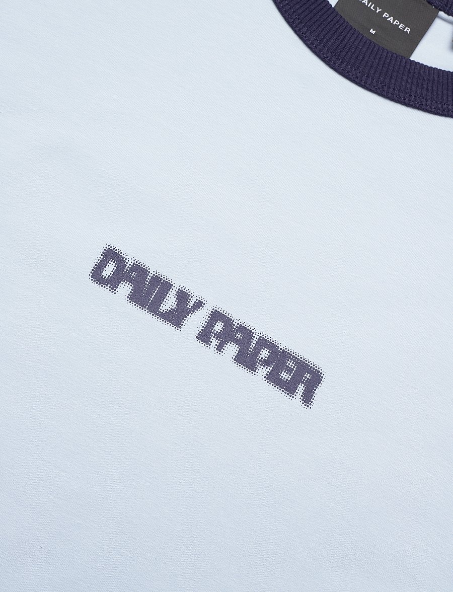 Daily Paper - dotted type t-shirt - lühikeste varrukatega t-särgid - subdued blue - 2