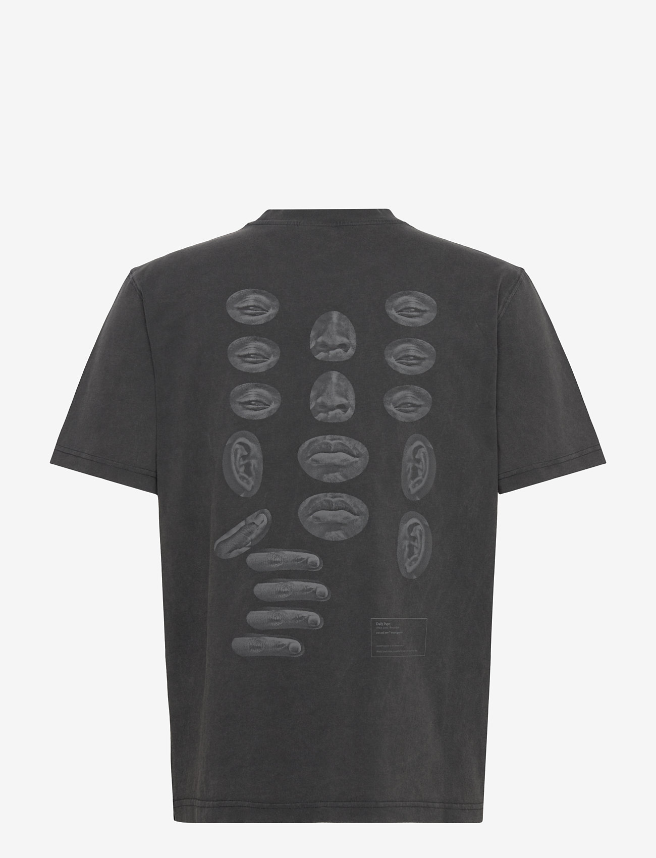 Daily Paper - senses t-shirt - kurzärmelig - washed black - 1
