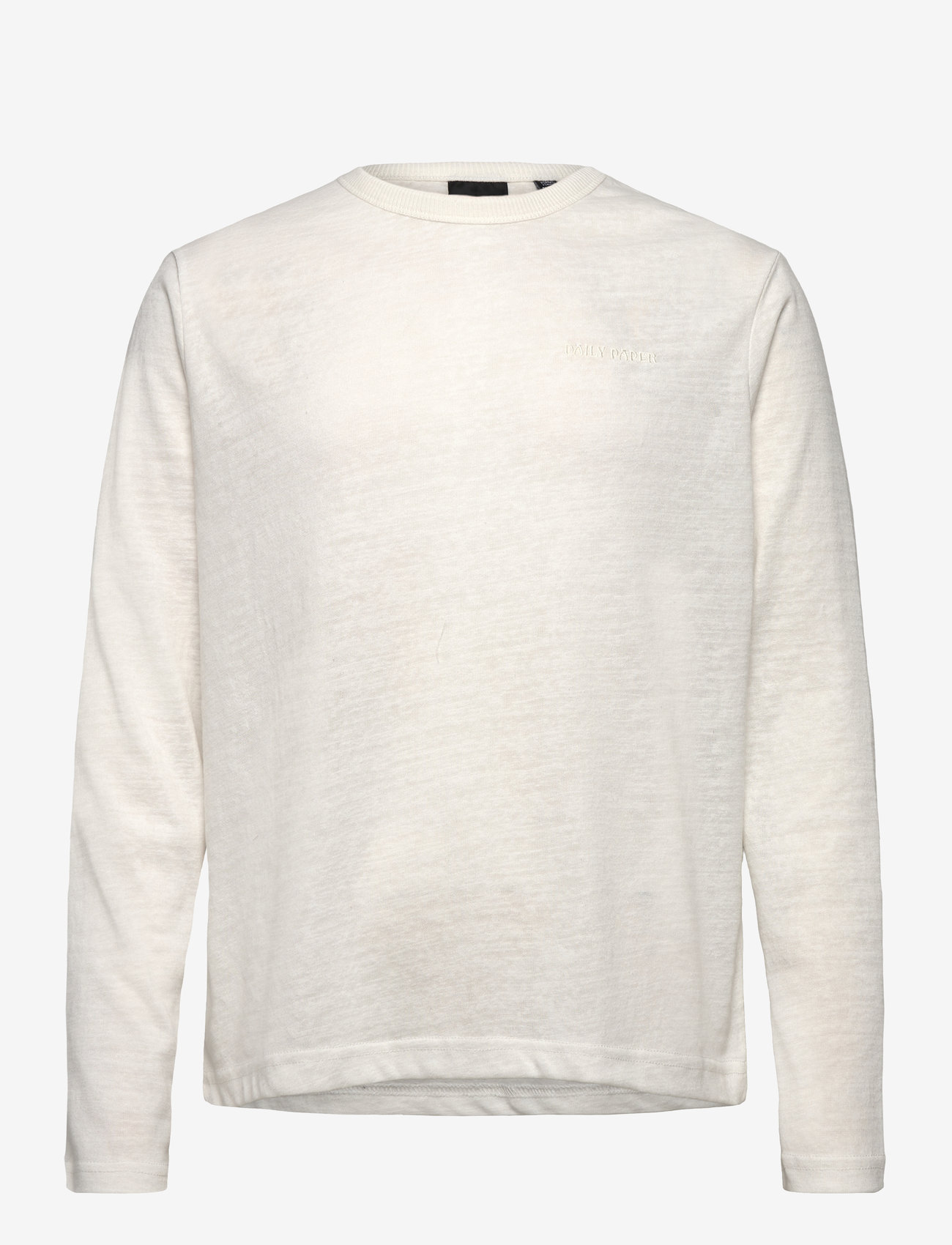 Daily Paper - slub ls t-shirt - langærmede t-shirts - white - 0