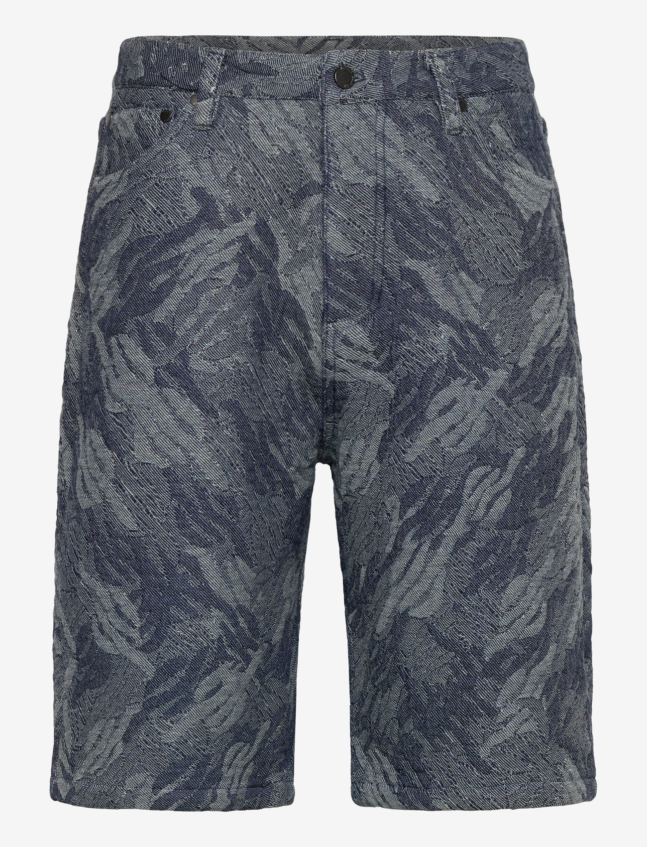 Daily Paper - camo monogram jeans shorts - jorts - camo - 0