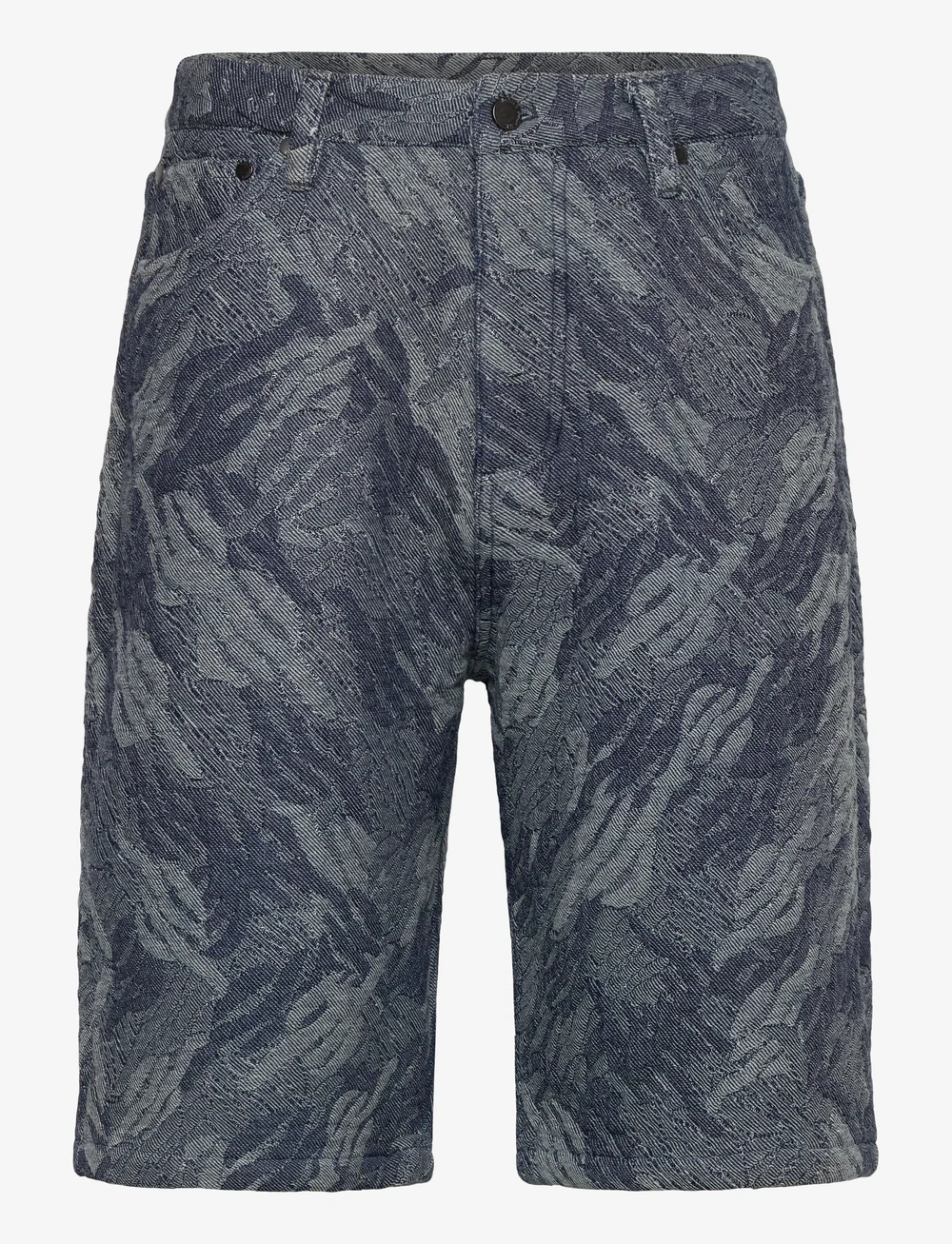 Daily Paper - camo monogram jeans shorts - jorts - camo - 0