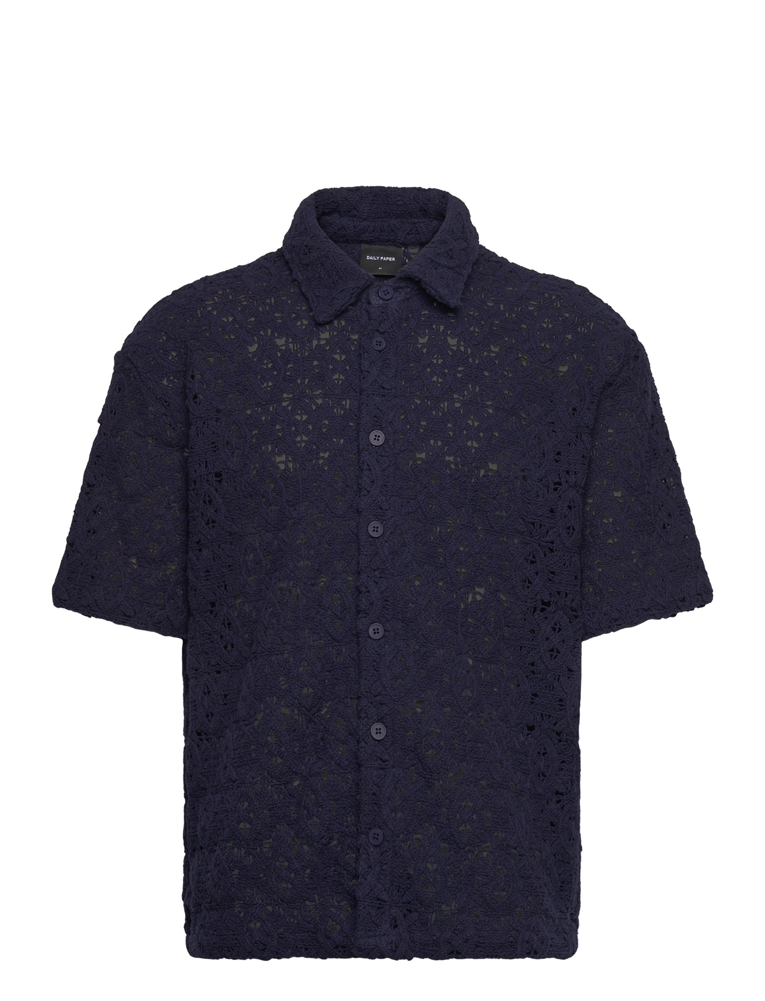 Daily Paper lace shield ss shirt - Daily Paper - MARTIME BLUE / navy