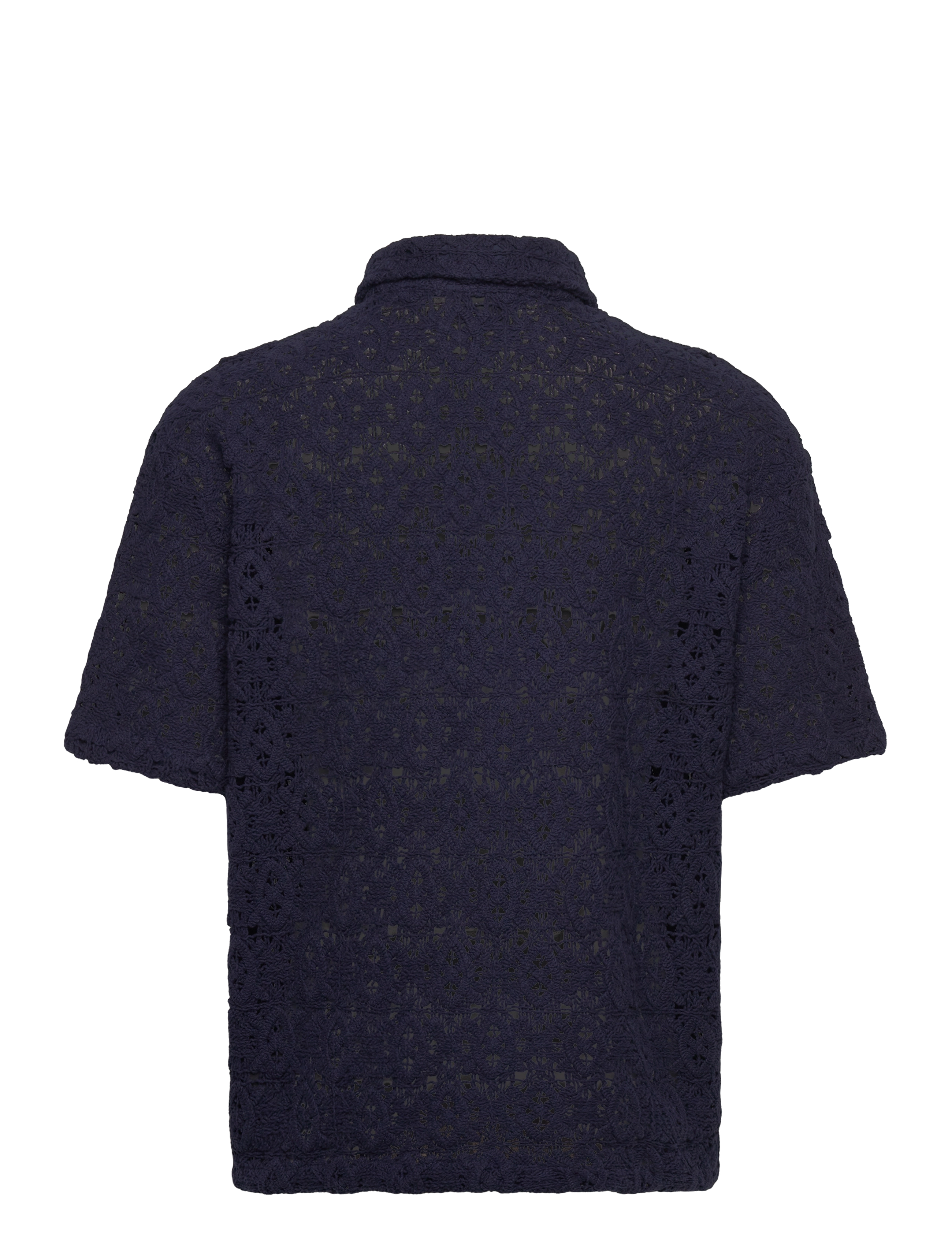 Daily Paper - lace shield ss shirt - kurzarmhemden - martime blue - 1
