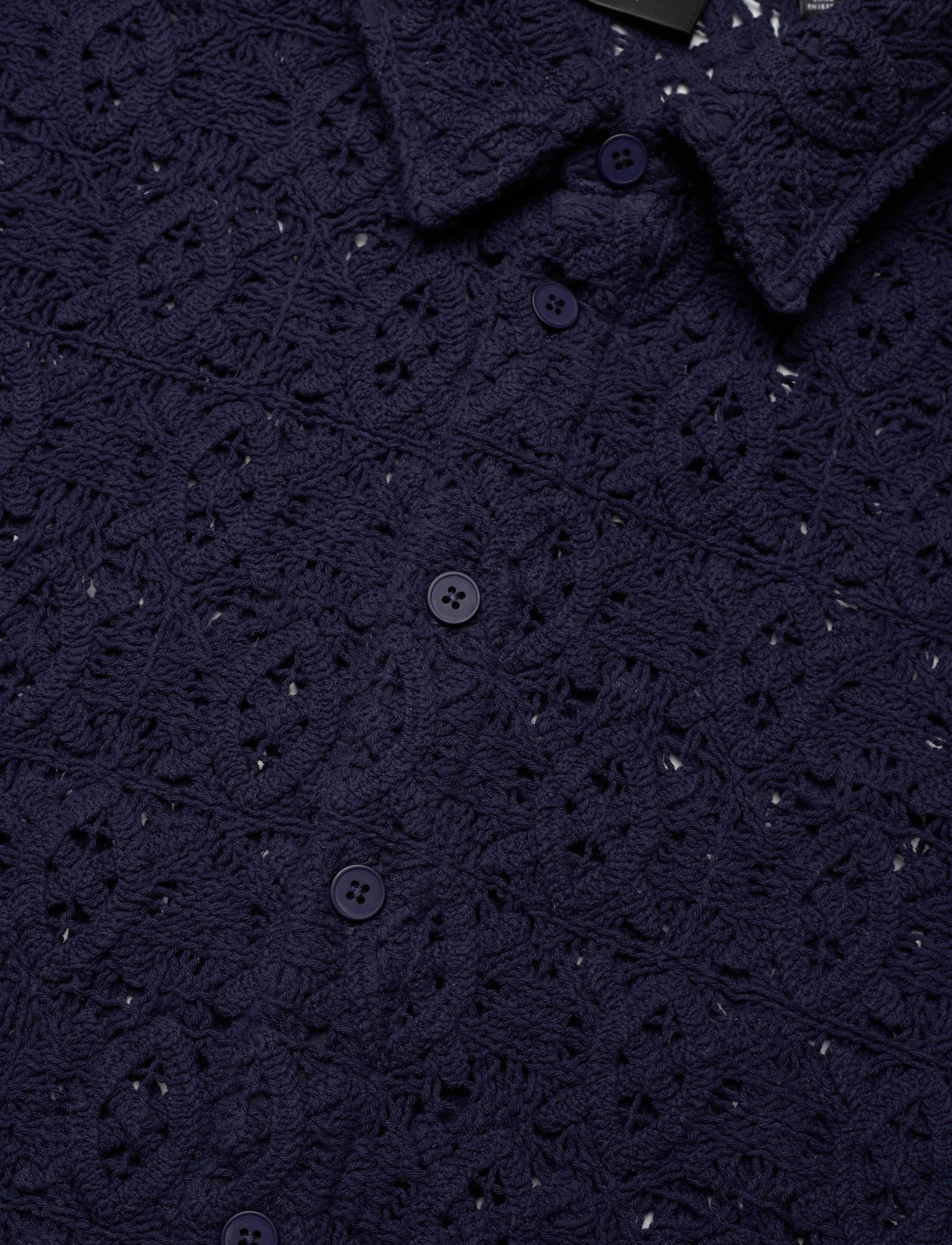 Daily Paper - lace shield ss shirt - kurzarmhemden - martime blue - 3