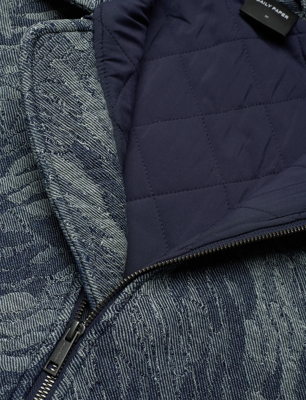 Daily Paper - camo monogram denim bomber - höstjackor - camo - 2