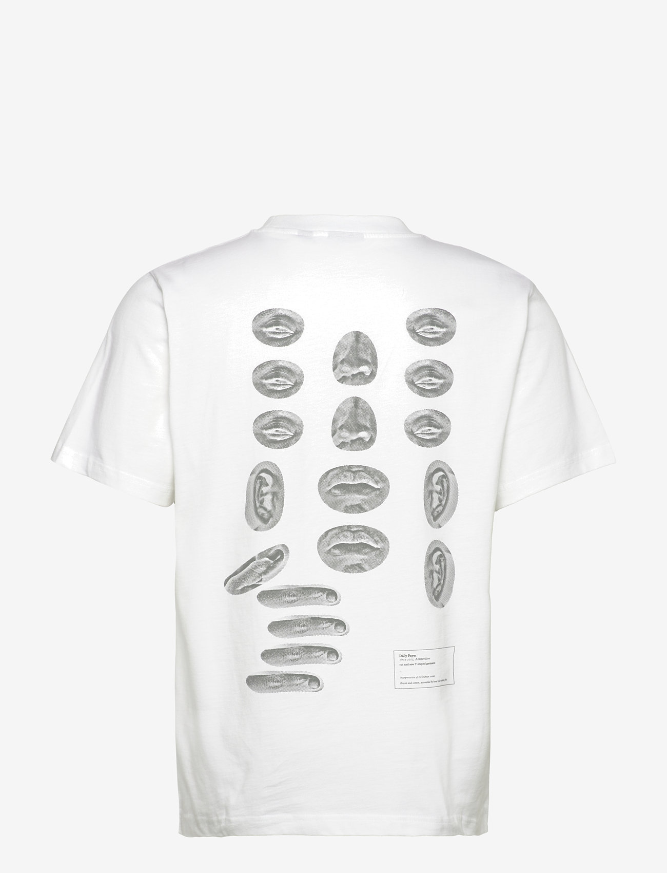 Daily Paper - senses t shirt - kortærmede t-shirts - white - 1