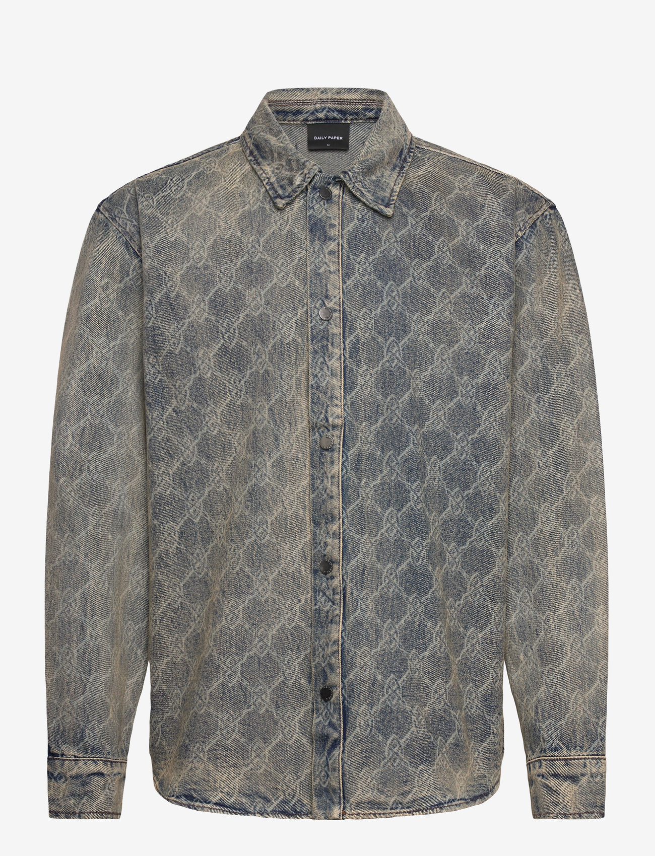 Daily Paper - shield laser denim shirt - jeanshemden - blue - 0