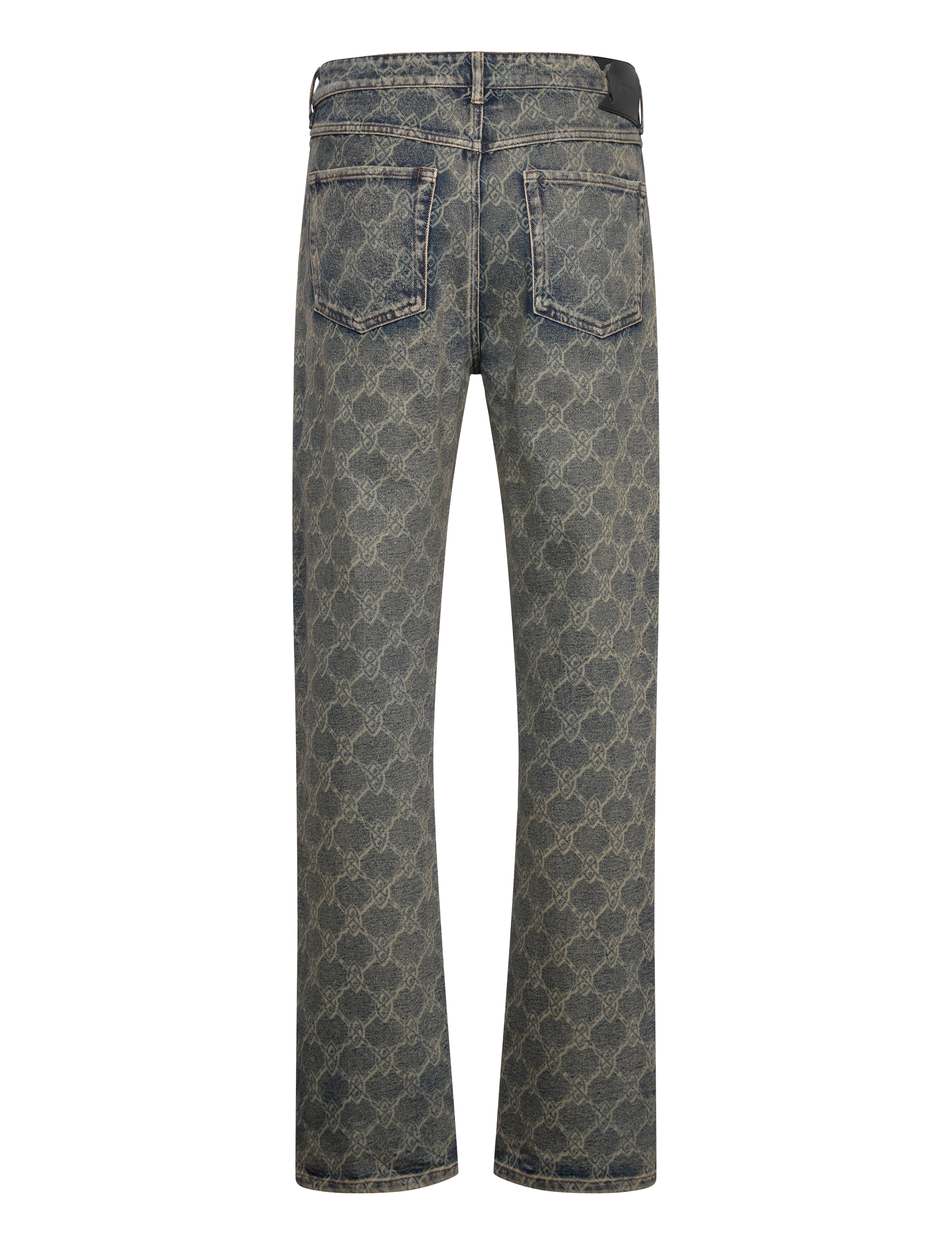 Daily Paper - shield laser washed jeans - blue - 1