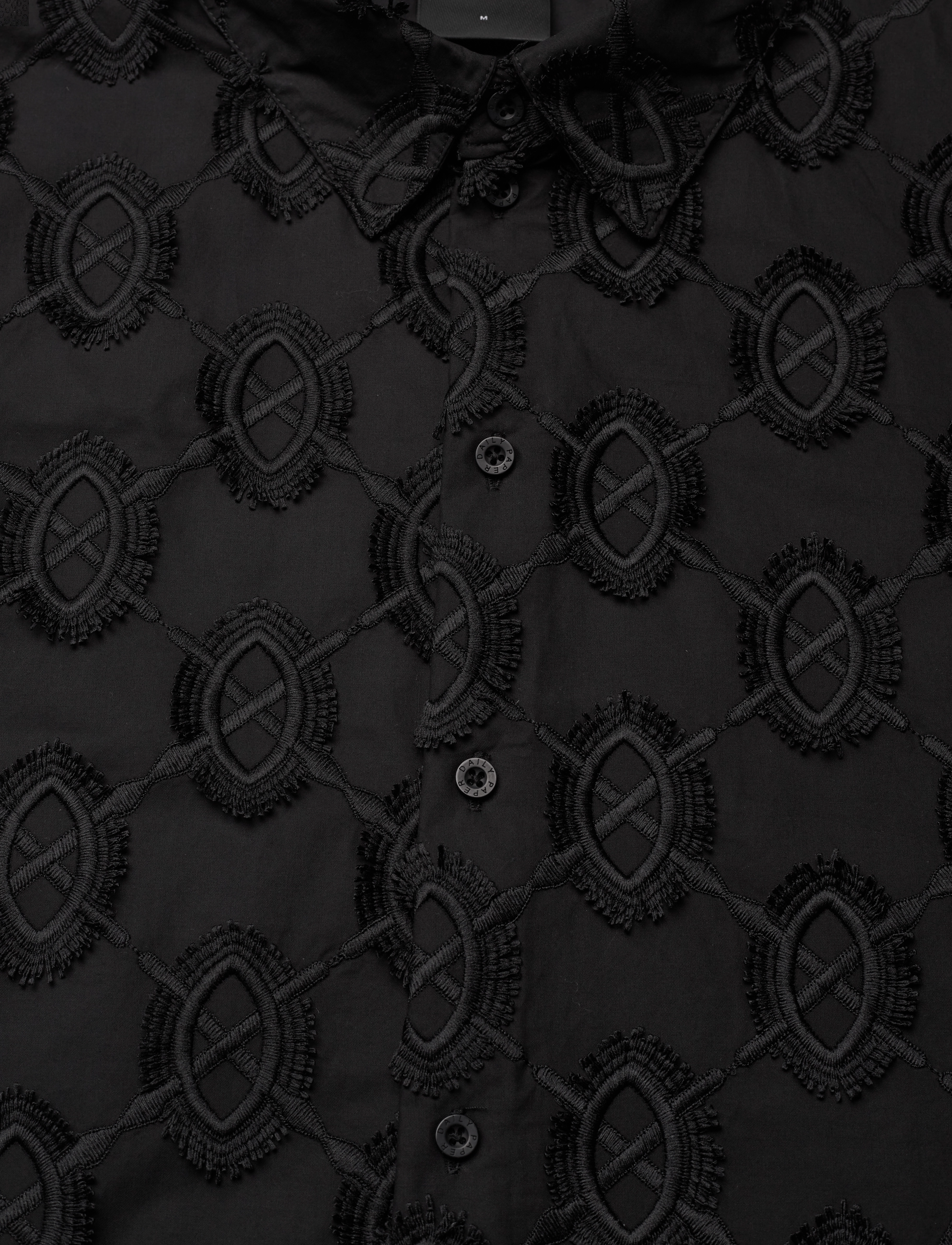 Daily Paper - trophy shield ss shirt - black - 2