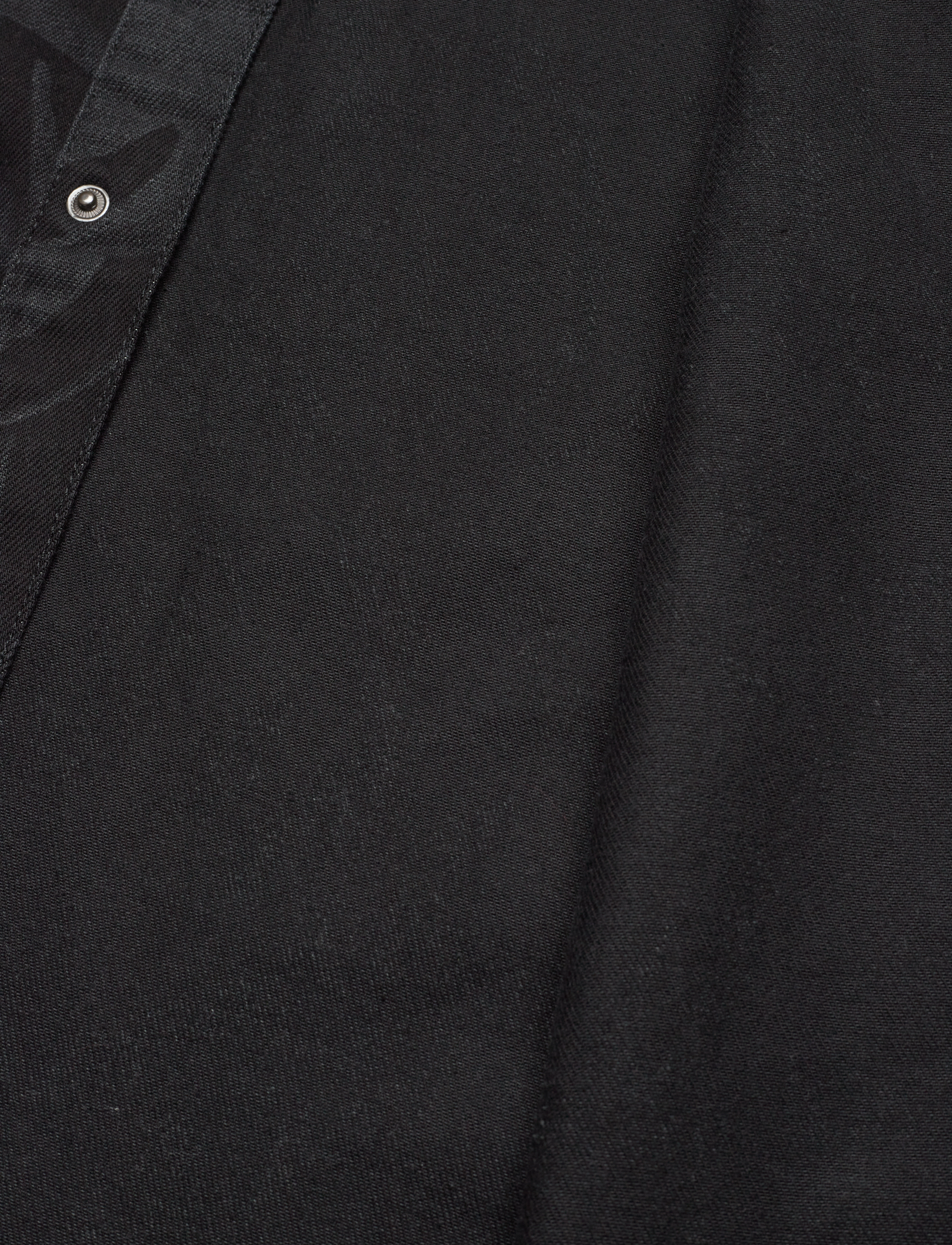 Daily Paper - floral laser denim shirt - black - 3