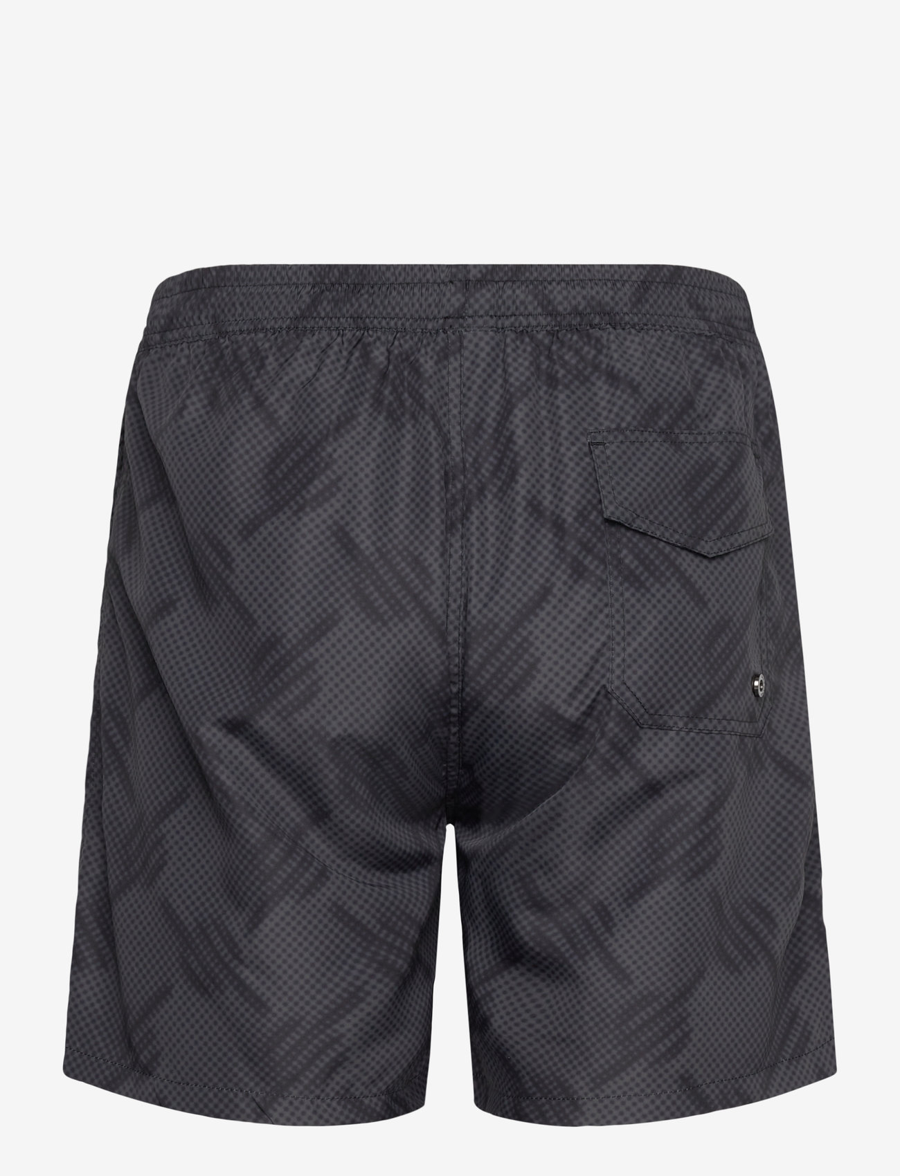 Daily Paper - dotted monogram swimshorts - black - 1