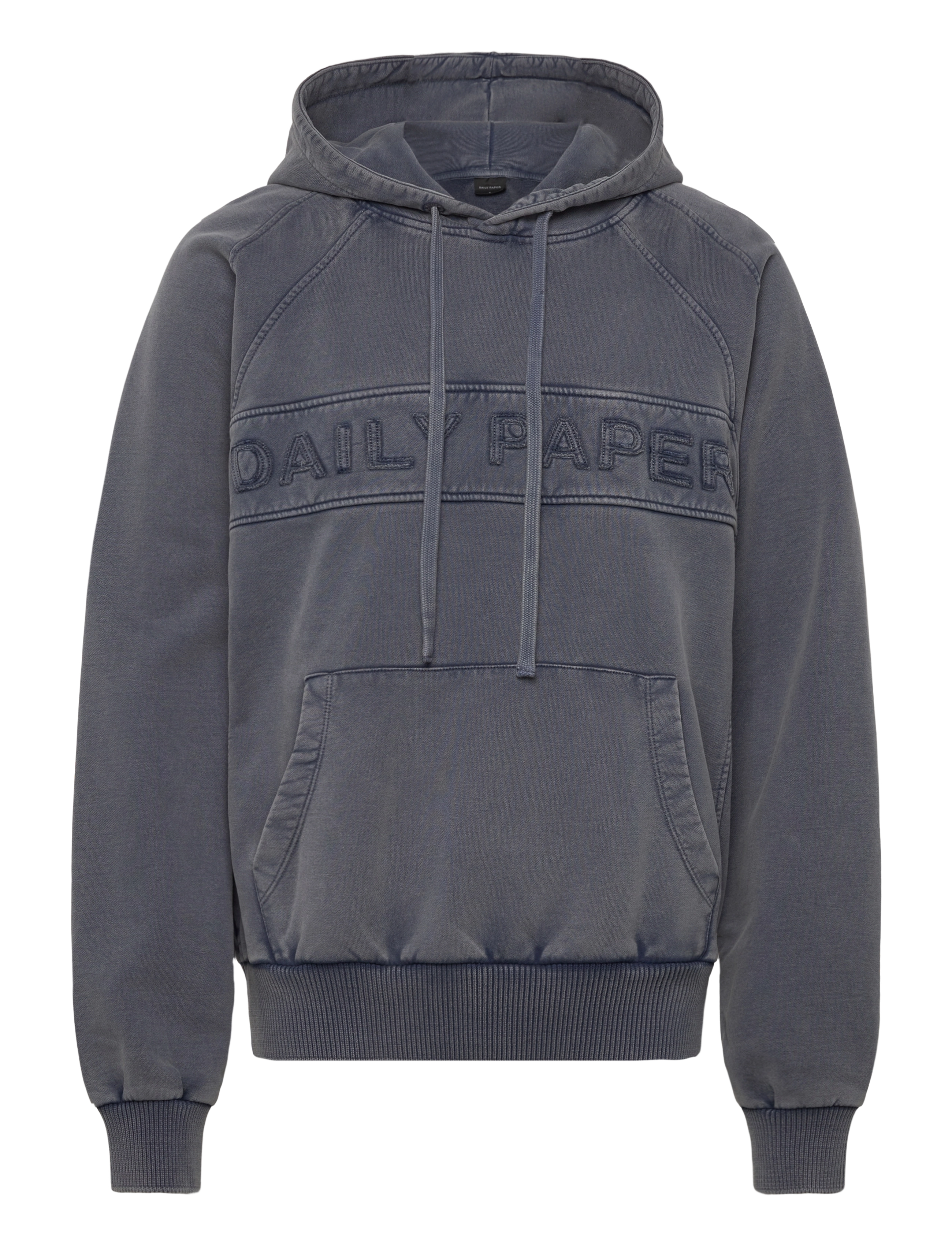 garment wash hoodie - NACREOUS CLOUDS