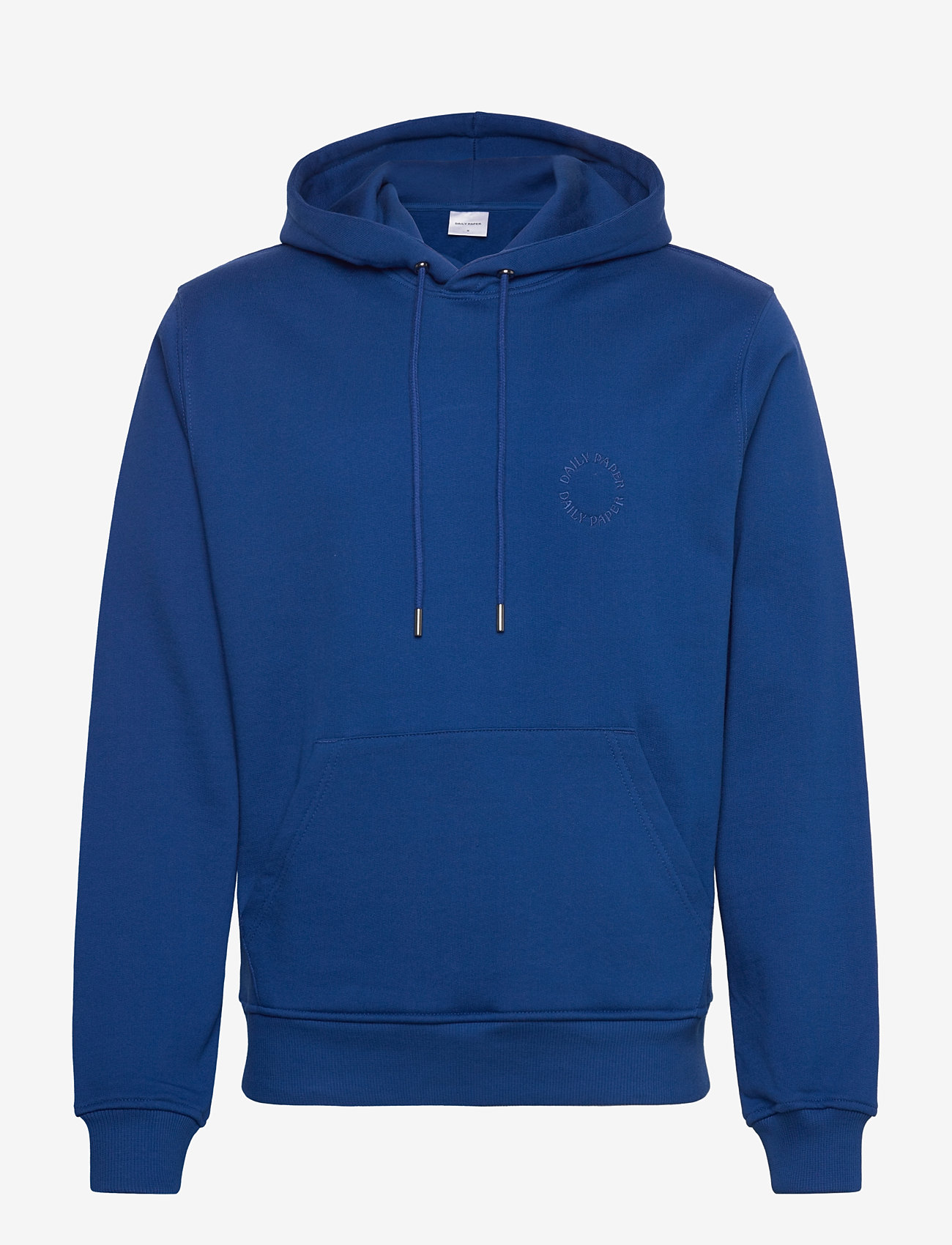 Daily Paper - orbit emb hoodie - hættetrøjer - true blue - 0
