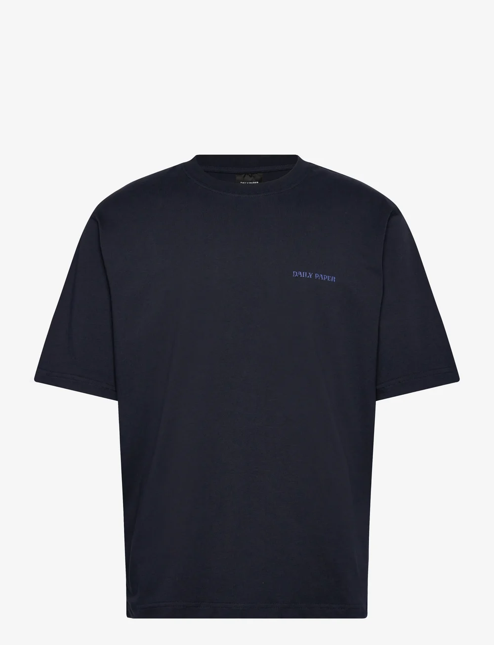 Daily Paper - candle label boxy ss t-shirt - kortærmede t-shirts - sky captain blue - 0