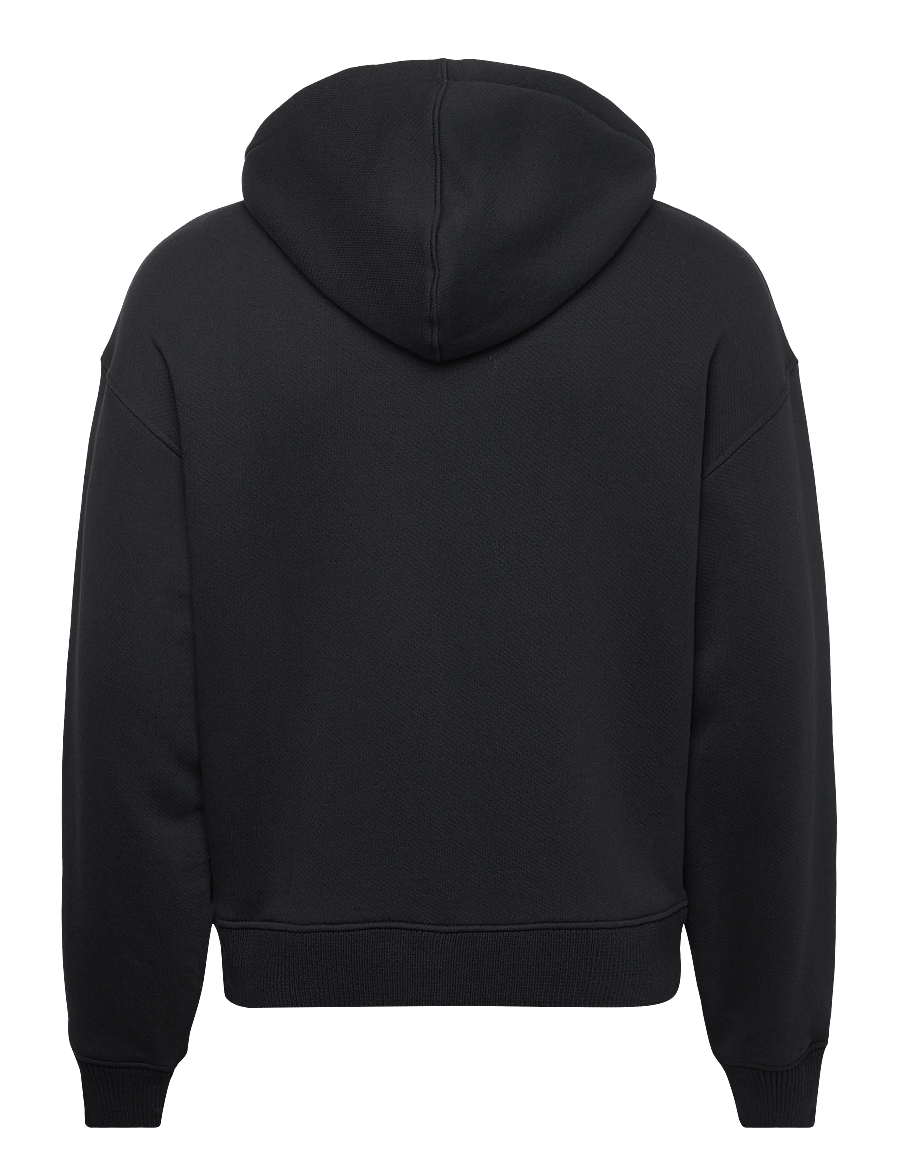 Daily Paper - boxy zip up hoodie - kapuzenpullover - black - 1